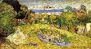 Vincent Van Gogh Der Garten Daubignys Spain oil painting artist